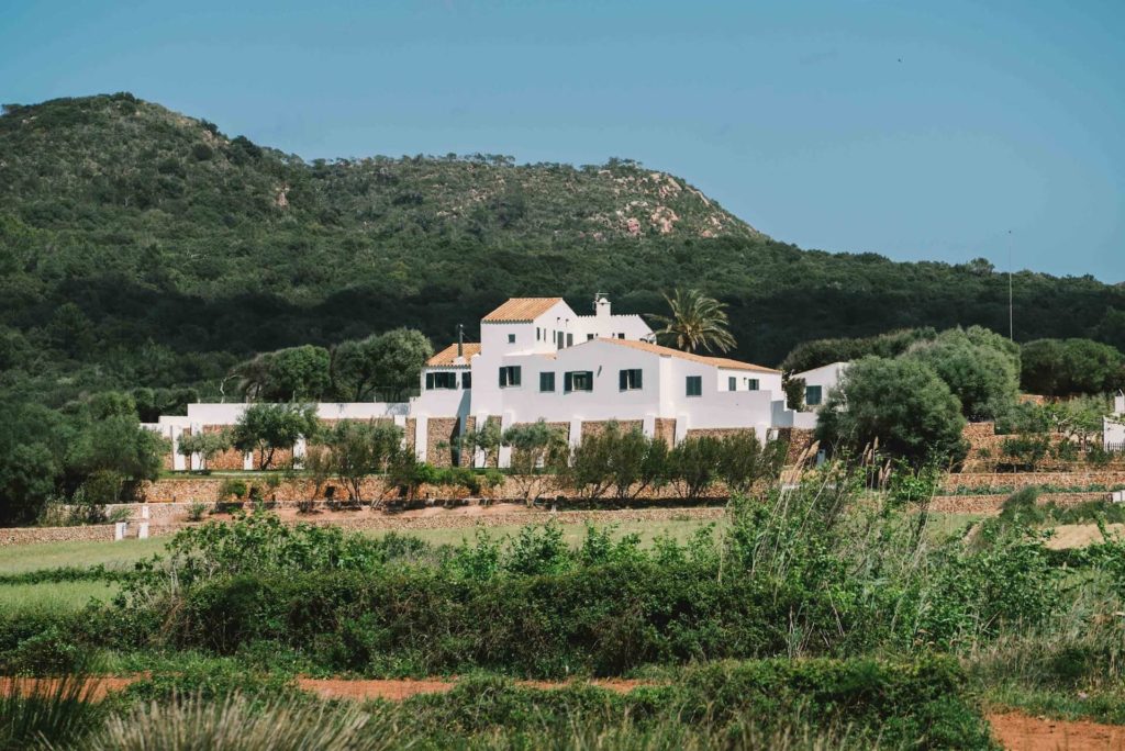 View of the farmhouse at Son Felip