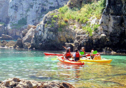 Kayak in Menorca